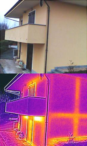 Comparazione reale/termocamera